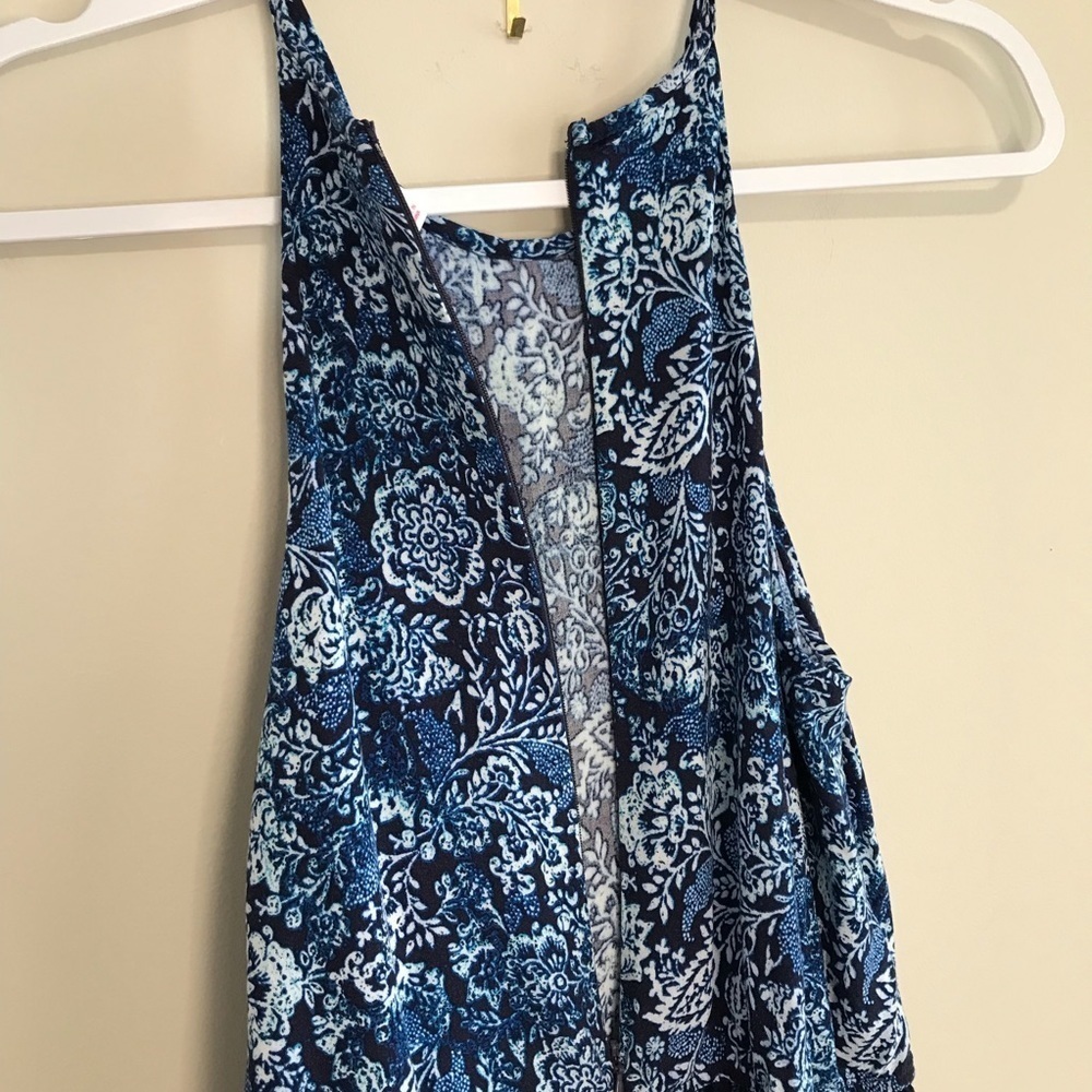 Blue Island Print Romper - Size Small - Xhilaration - Picture 7 of 7